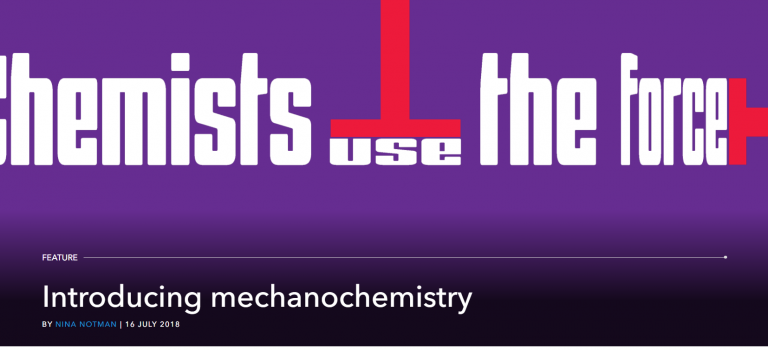 Introducing mechanochemistry